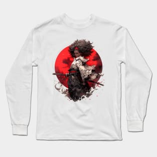 Afro Samurai Girl Long Sleeve T-Shirt